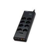 Surge Suppressor BELKIN AC 250V 8-outlets 2700J 2m Black