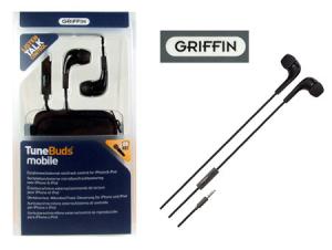 Casti Griffin TuneBuds Mobile for iPod & iPhone Black