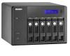 Tower - 6 Bay NAS,  2.5" or 3.5" no HDD SATA 6G Hot Plug,  Intel ATOM D2700 2.13G Dual Core CPU,  1GB DDRIII RAM (up to 3GB),  2x Gbit L AN,  2x USB 3.0,    5x USB 2.0,    RAID 0/1