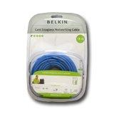 Network Cable BELKIN (RJ-45 (Male) - RJ-45 (Male) Unshielded Twisted Pair, EIA/TIA-568A Category 6, Snagless, 15m) Blue