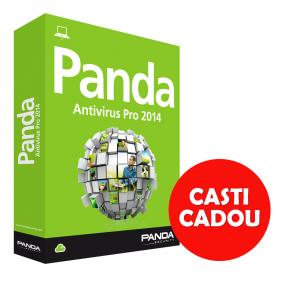 PANDA Antivirus Pro 2014 retail - 1 licence,  3 PCs,  1 year + CASTI CADOU