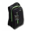 Backpack canyon for up to 16" laptop nylon black/green