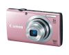 Canon powershot a2400 compact 16 mp ccd pink