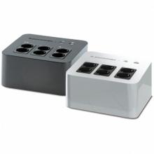 UPS Socomec NeTYS PL 600VA,  6 x Shuko outputs ( 2 outputs only for surge protection),  Management USB,  Black box