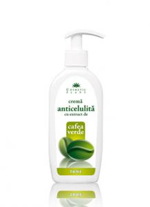 CREMA TONICA ANTICELULITA CU EXTRACT DE CAFEA VERDE 250ml COSMETIC PLANT