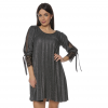 Rochie argintie plisata Luna