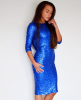 Rochie scurta cu paiete Blue