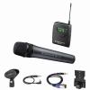 Microfoane wireless Sennheiser EW 135-P G2 (microfon de mana cardioid, receptor mobil pentru camera video)