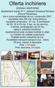 Inchiriere Apartamente Soseaua Nordului Bucuresti GLX000126