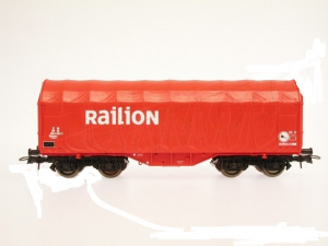 Vagon marfa cu prelata " RAILION", Roco 51224