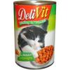 Hrana umeda pentru pisici Delivit cat cu carne de iepure 400 g