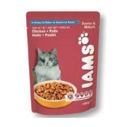 Hrana umeda pentru pisici Iams Senior cu pui 100 g