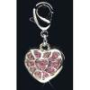 Medalion Luxo Pet Heart Pink
