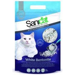 Nisip igienic pentru pisici Sanicat Clumping White 5 l