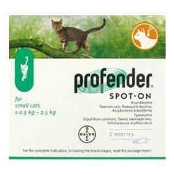 Profender Cat S antiparazitar pentru pisici sub 2,5 kg