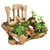 Decor ruine romane cu plante trixie