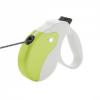 Lesa flexi ferplast amigo cord mini alb/ verde