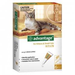 Advantage solutie spot-on pentru pisici sub 4 kg
