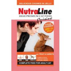 Hrana pentru pisica Nutraline Cuisine Pastrav/Morcovi 100 g