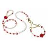 Lesa + zgarda ferplast fashion parure ruby