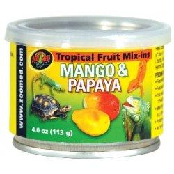 Tropical fruit mix mango si papaya