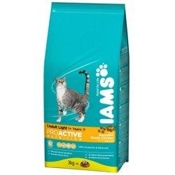 Hrana uscata pisici supraponderale Iams Light cu pui 3 kg