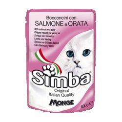Hrana pisica Simba somon si pastrav 100 g