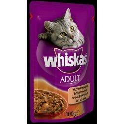 Hrana umeda pentru pisici plic Whiskas somon in sos 100 g