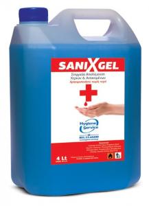 Dezinfectant alcool gel pentru maini Sanixgel 4 LT