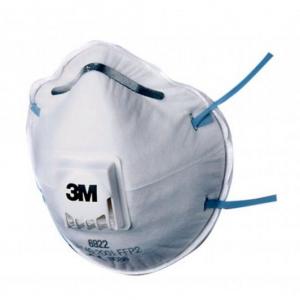 Set 10 x masti de protectie respiratorie FFP2, 3M, cu supapa / valva Certificate CE