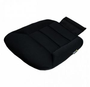 Perna scaun Grand Comfort (poliester, pentru  masina, spuma de memorie, sistem fixare scaun, 44x46x8 cm)