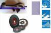 Kit coli abrazive hookit purple multihole+ bloc 70x396mm rigid  3m