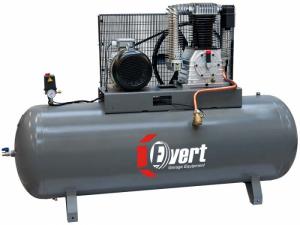 Compresor cu piston Evert 400V, Putere: 7,5 kW, presiune: 10 bar,Debit: 1500 l/min., Rezervor: 500 l, numar pistoane: 2 buc