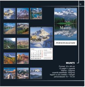 Calendare personalizate 2009 cu munti
