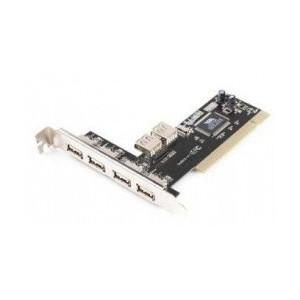 CARD PCI adaptor la 6 x USB 2.0 GEMBIRD "UPC-20-6P"