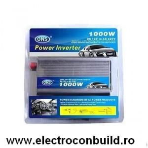 Invertor auto 12 V 1000W