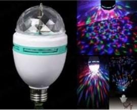 Bec Rotativ Multicolor cu led full color