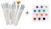 Pachet pensule nail art brush - set 15 bucati + set