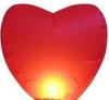Lampion rosu in forma de inima