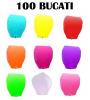 Lampioane zburatoare set 100 buc culori diverse alegere