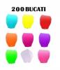 Lampioane zburatoare set 200 buc culori diverse la alegere+1 lampion