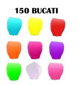 Lampioane zburatoare set 150 buc culori diverse la alegere