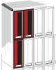 Modular 2 vertical incorporabile in  zid /perete  / termopan cu  fata