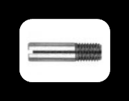 DIN 427 , Stift partial filetat cu crestatura (Partially threaded pin notch )