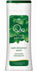 Q10 si Ceai verde - Lapte demachiant antirid