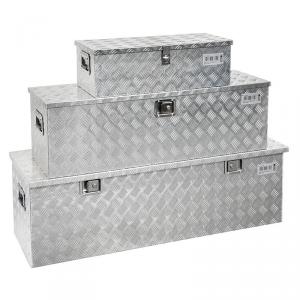 Set de 3 cutii din aluminiu pentru scule 0382