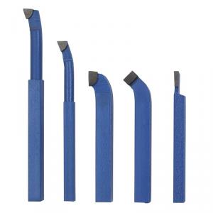 Set 5 cutite cu placute din carbura cimentata, pentru sistemele de strunjire B005