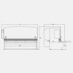 Ghilotina hidraulica industriala cu unghi de taiere reglabil CNC AHGM 2506