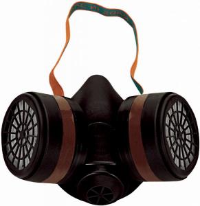 Masca protectie respiratorie cu 2 filtre pentru aerosoli non-toxici 0142/755