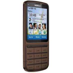 NOKIA C3-01.5 TOUCH AND TYPE BROWN